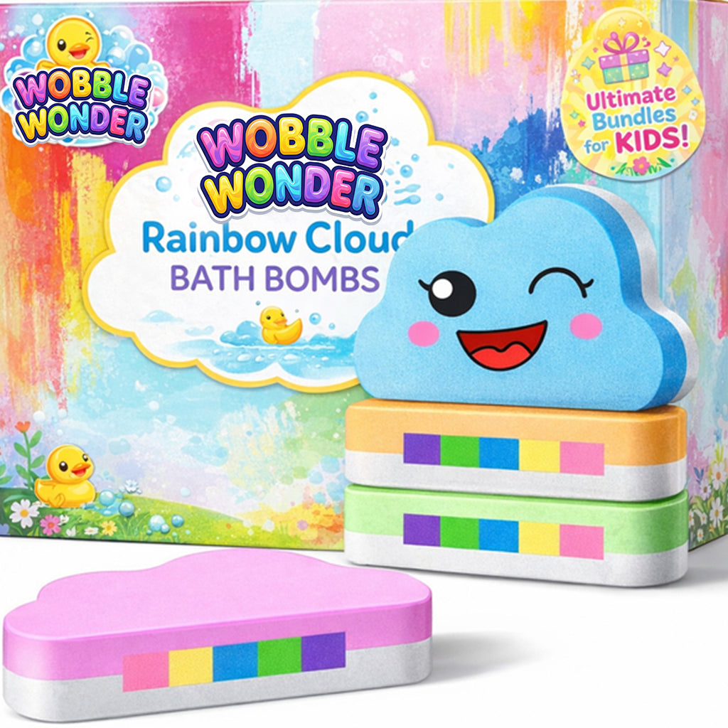 Wobble Wonder™ Magical Rainbow Bath Balls