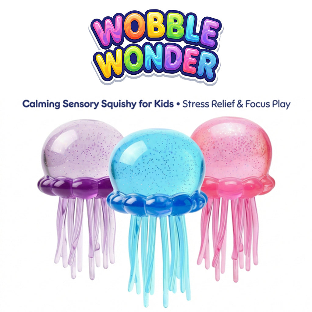 Wobble Wonder™ SplashJelly Shimmering Squish Toy