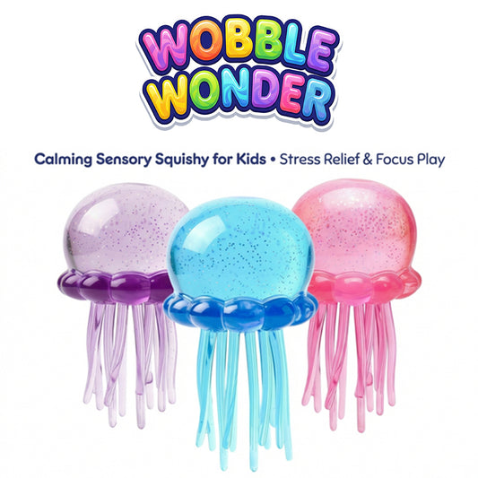 Wobble Wonder™ SplashJelly Shimmering Squish Toy