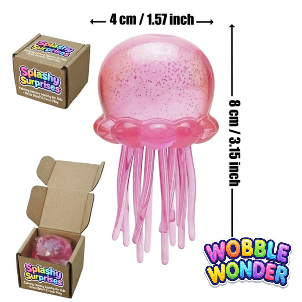 Wobble Wonder™ SplashJelly Shimmering Squish Toy