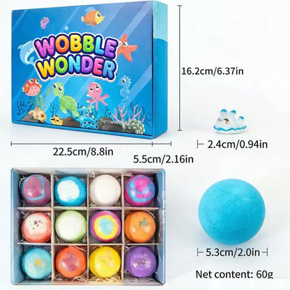 6-Piece Dinosaur Surprise Toy Bath Bomb Set