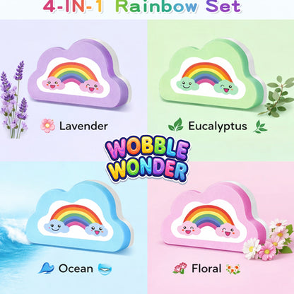 Wobble Wonder™ Magical Rainbow Bath Balls