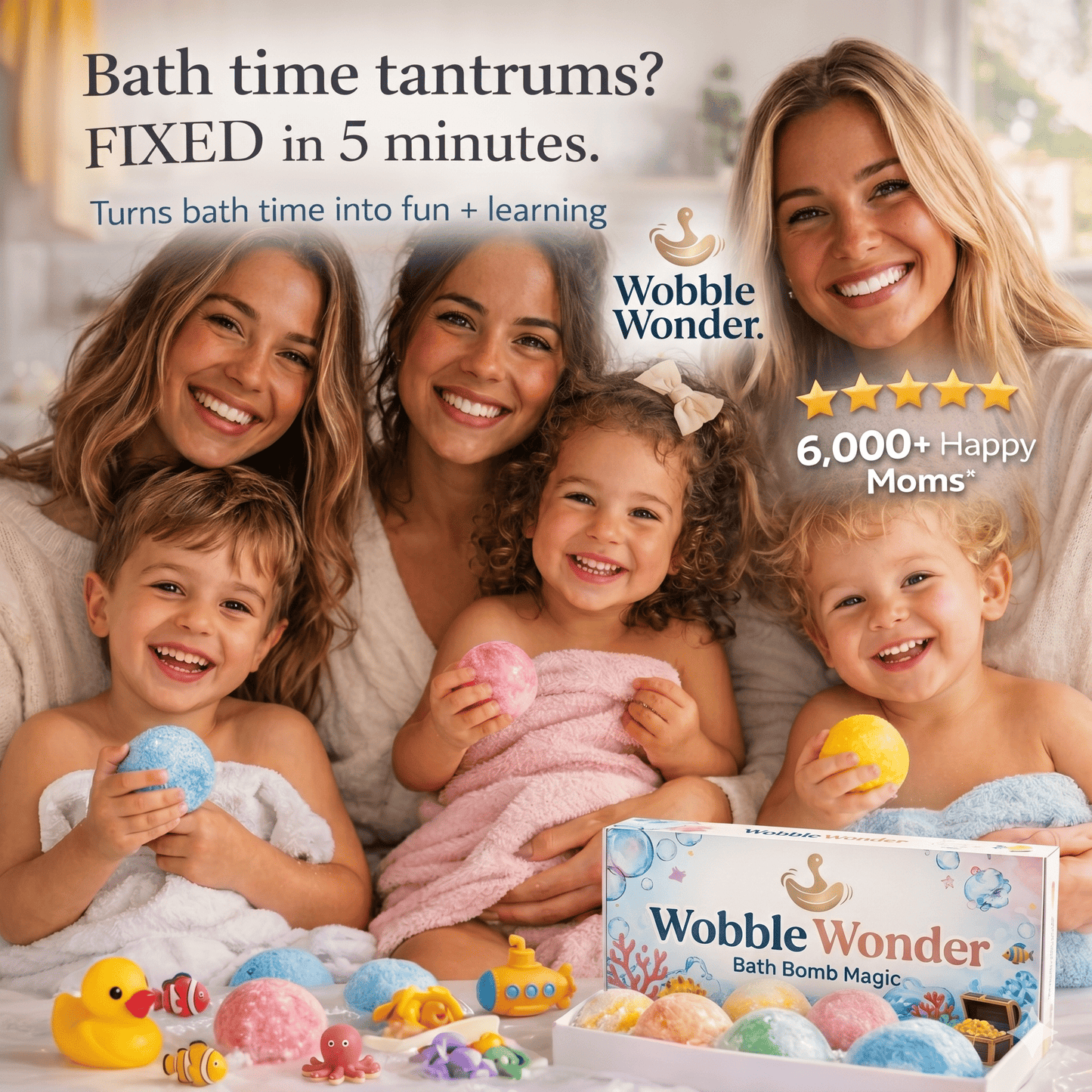 12-Piece Ocean Surprise Toy Bath Bomb Set