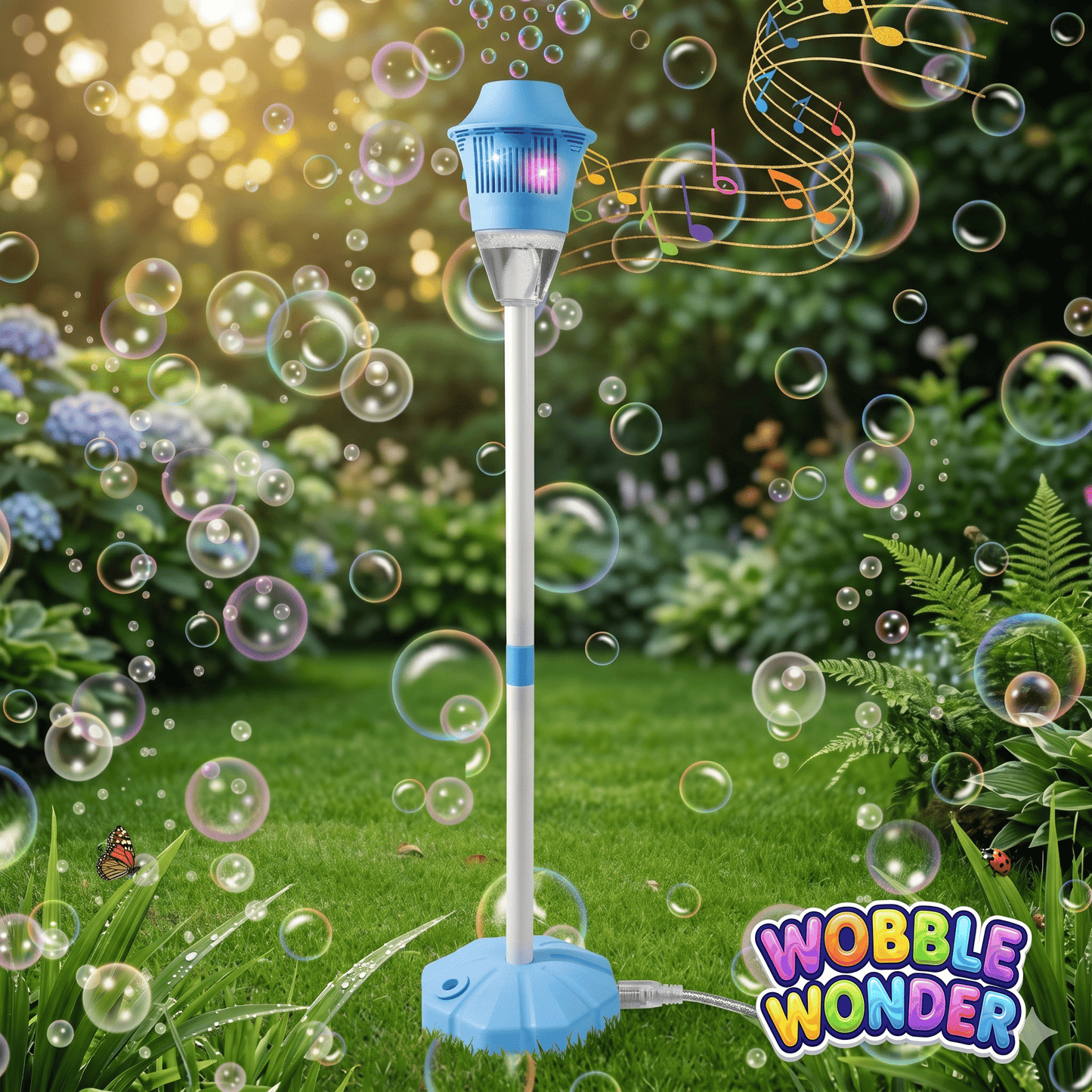 Wobble Wonder™ Bubble LED Fountain