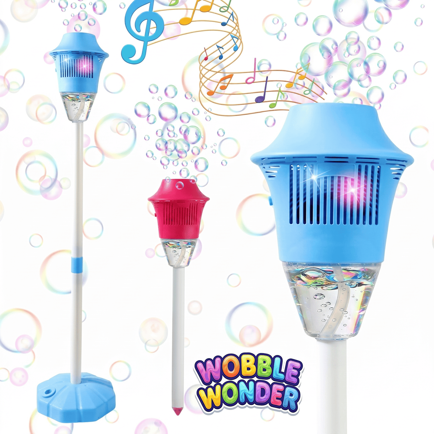 Wobble Wonder™ Bubble LED Fountain