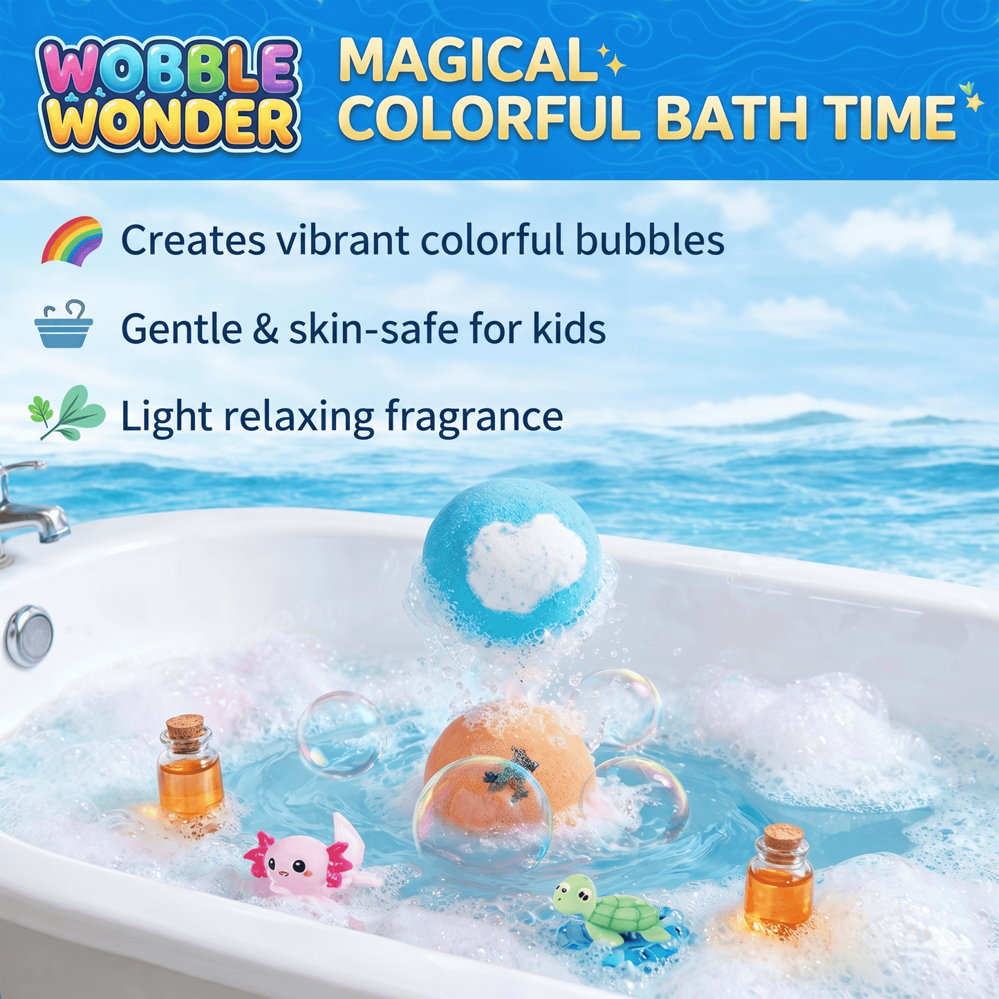 12-Piece Ocean Surprise Toy Bath Bomb Set